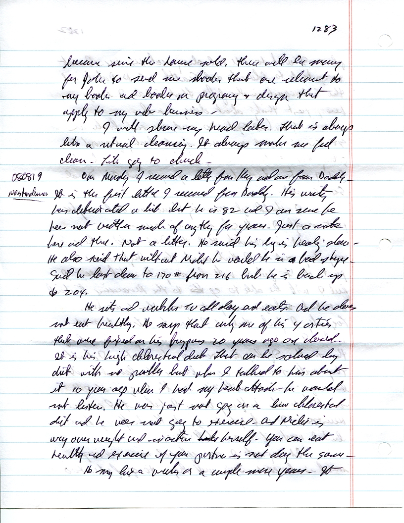 Dr John WorldPeace 2008 Prison Journal